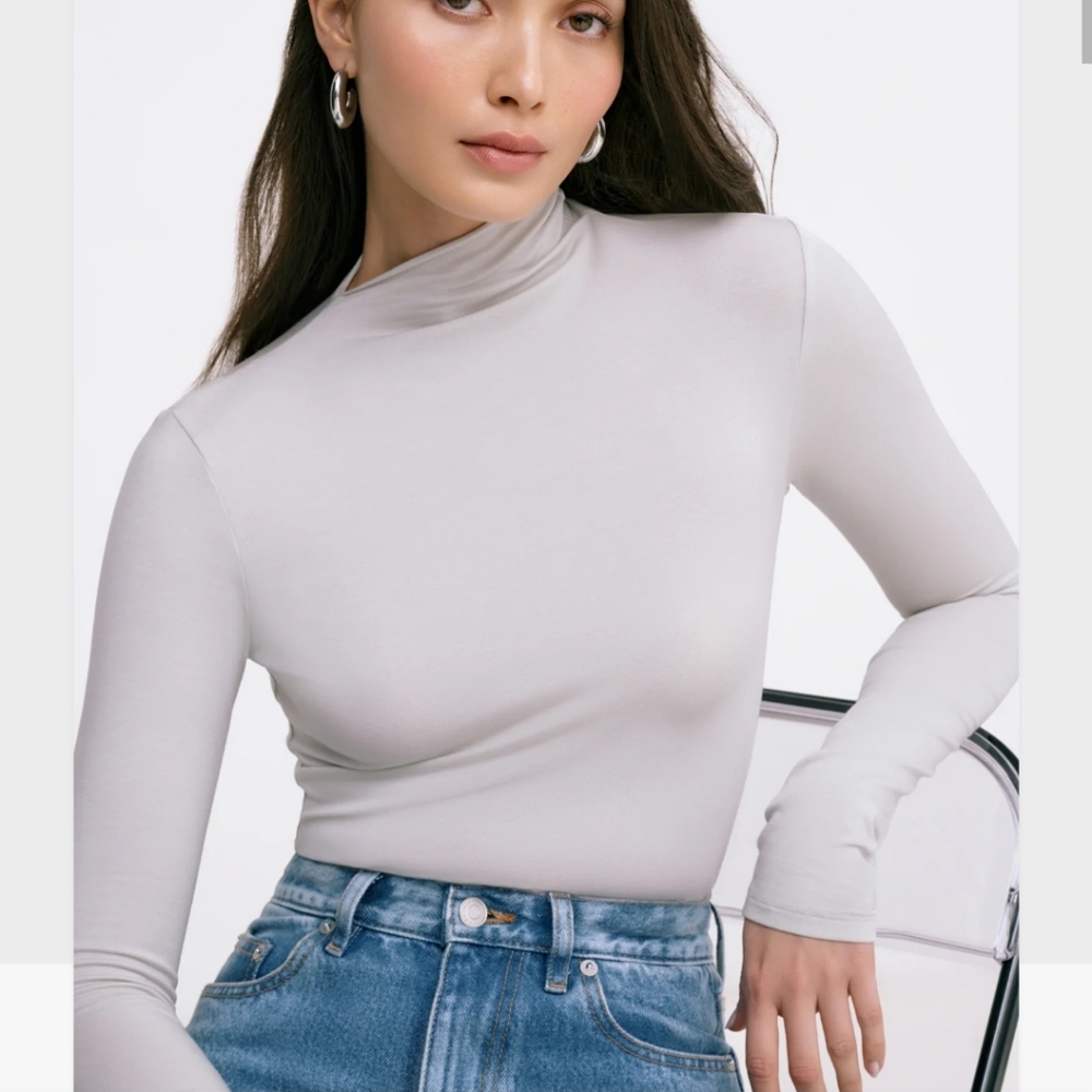 MARCELLA Ilana Long Sleeve Top Mist